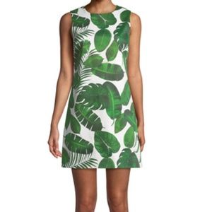 Alice + Olivia Green Leaf dress